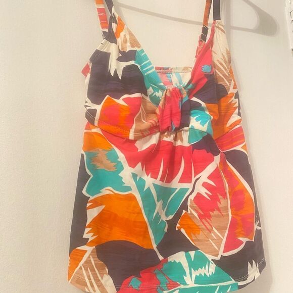 Catalina Orange and Red Tropical Bikini - Picture 6 of 9